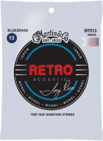MTR13 Acoustic Guitar 6-String Set Retro Monel Tony Rice Bluegrass 13-56 - juego de cuerdas