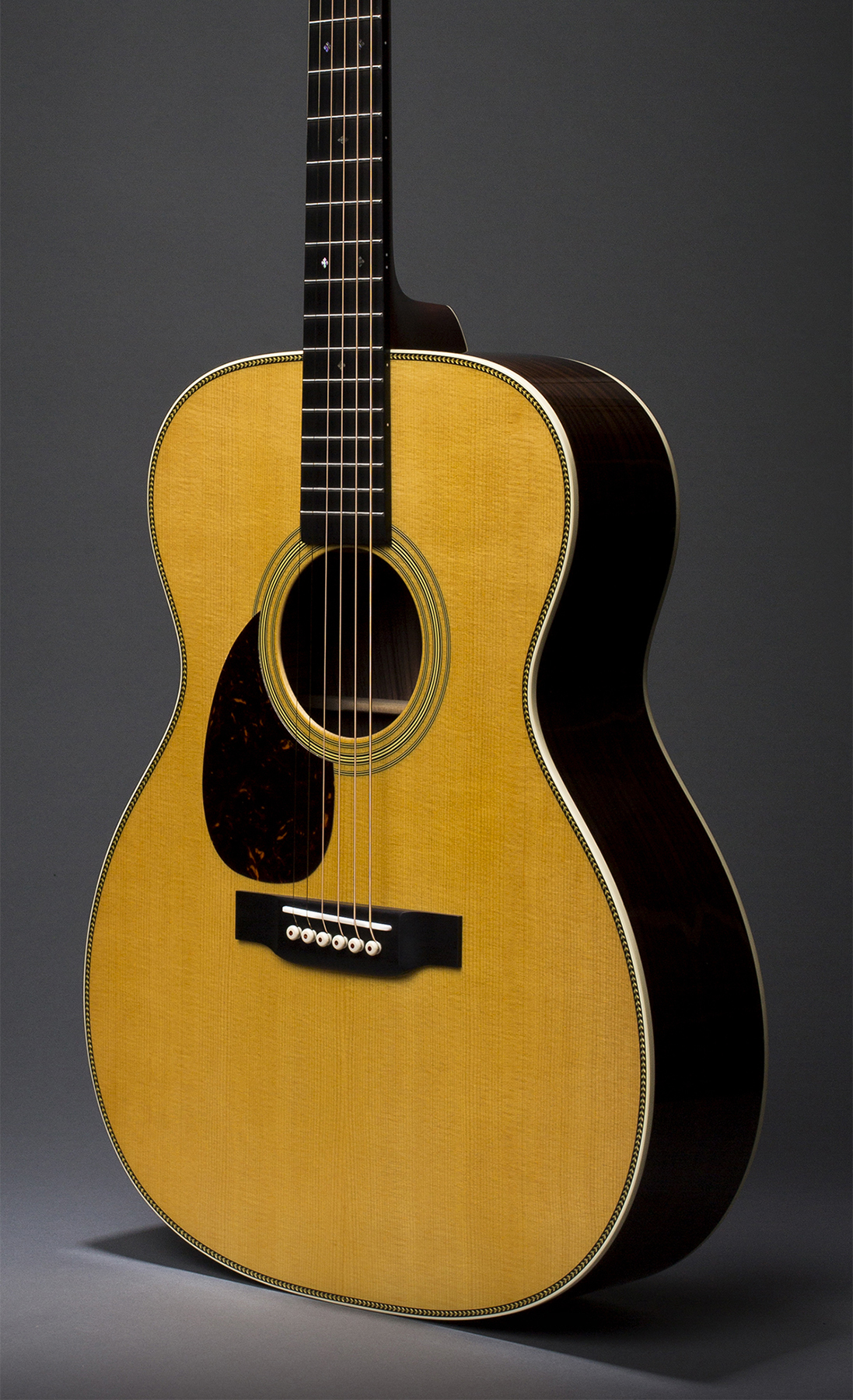 Martin Om-28 Lh Standard Re-imagined Orchestra Model Gaucher Epicea Palissandre Eb - Natural Aging Toner - Guitarra acústica & electro - Variation 2