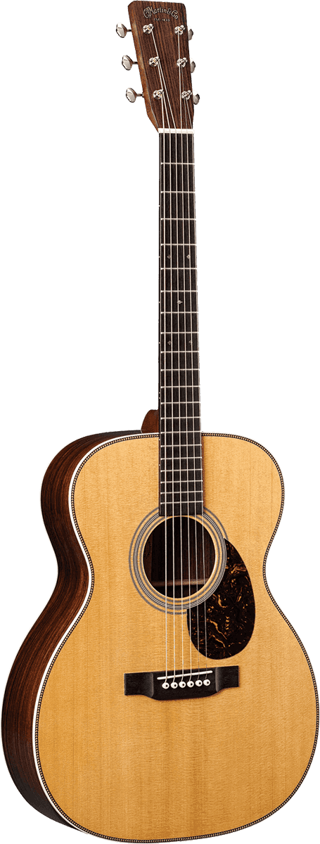 Martin Om-28 Standard Re-imagined Orchestra Model Epicea Palissandre Eb - Natural Gloss Aging Toner - Guitarra folk - Variation 2