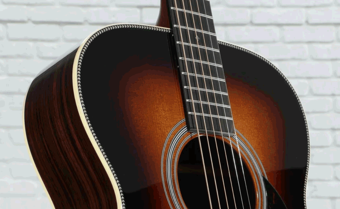 Martin Om28 Standard Golden Era Orchestra Model Epicea Palissandre Eb - Gloss 1935 Sunburst - Guitarra folk - Variation 2