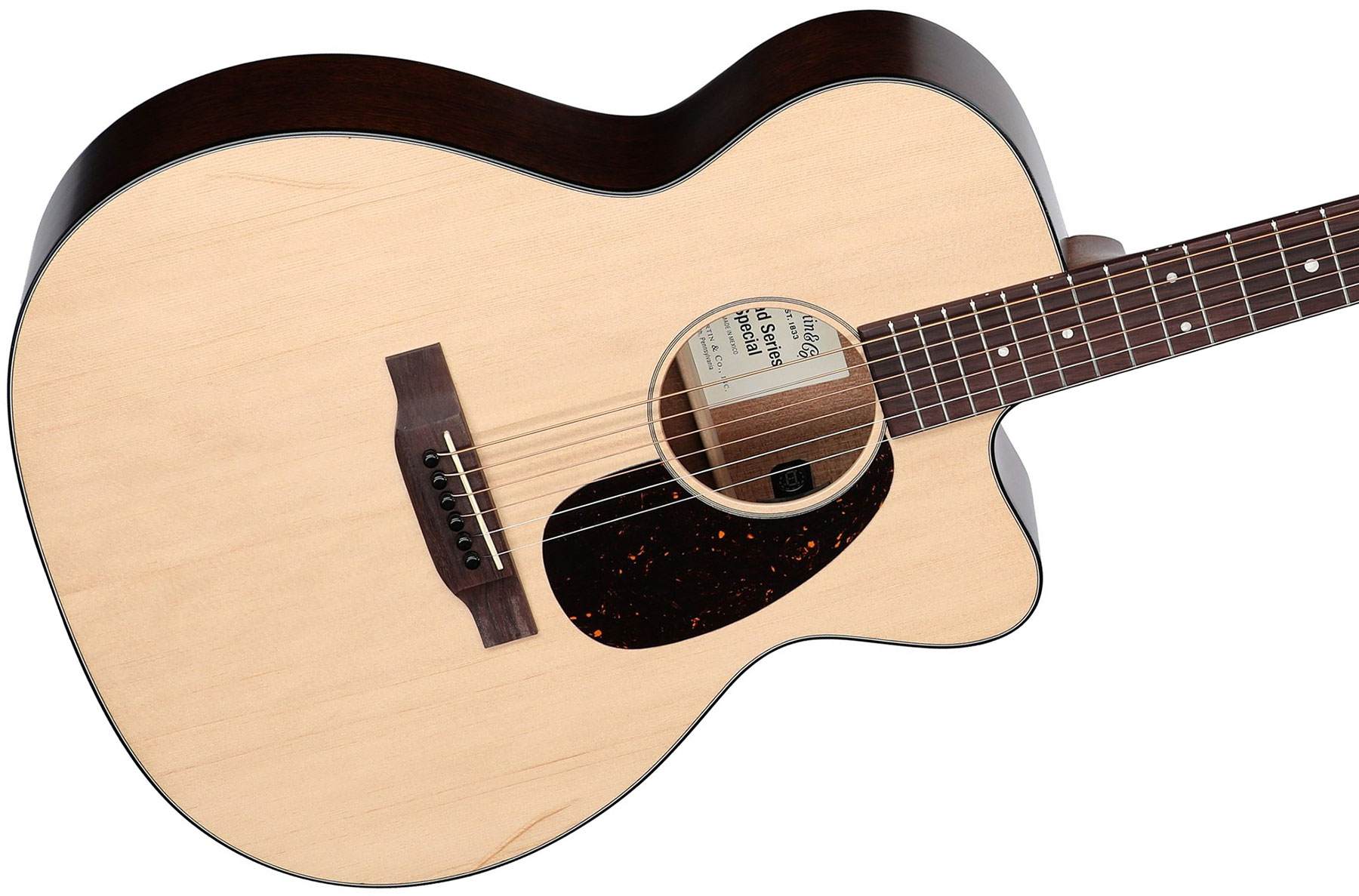 Martin Omc-10e Special Road Orchestra Cw Epicea Sapele Rw - Natural Satin - Guitarra folk - Variation 2