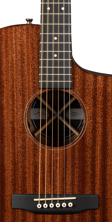 Martin Sc-10e Sapele Road S Om Cw Tout Sapele Ric - Natural Satin - Guitarra electro acustica - Variation 2