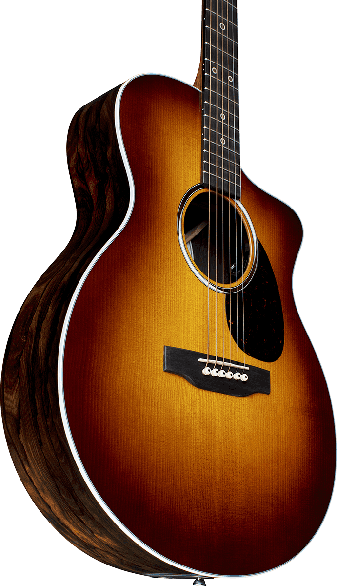 Martin Sc-13e Road Special Om Cw Epicea Ziricote Eb - Burst - Guitarra electro acustica - Variation 2