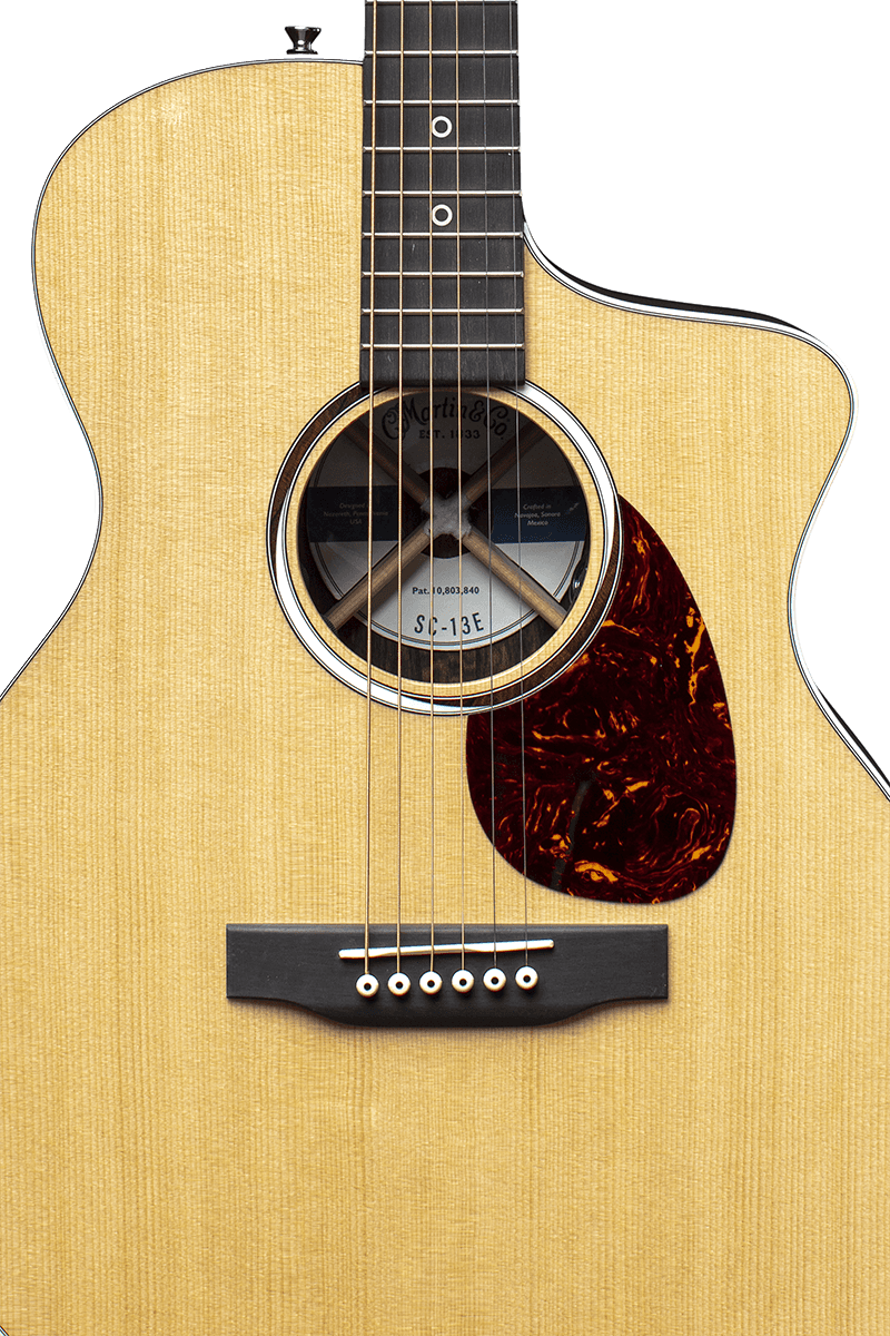 Martin Sc-13e Road Special Om Cw Epicea Ziricote Eb - Naturel - Guitarra electro acustica - Variation 3