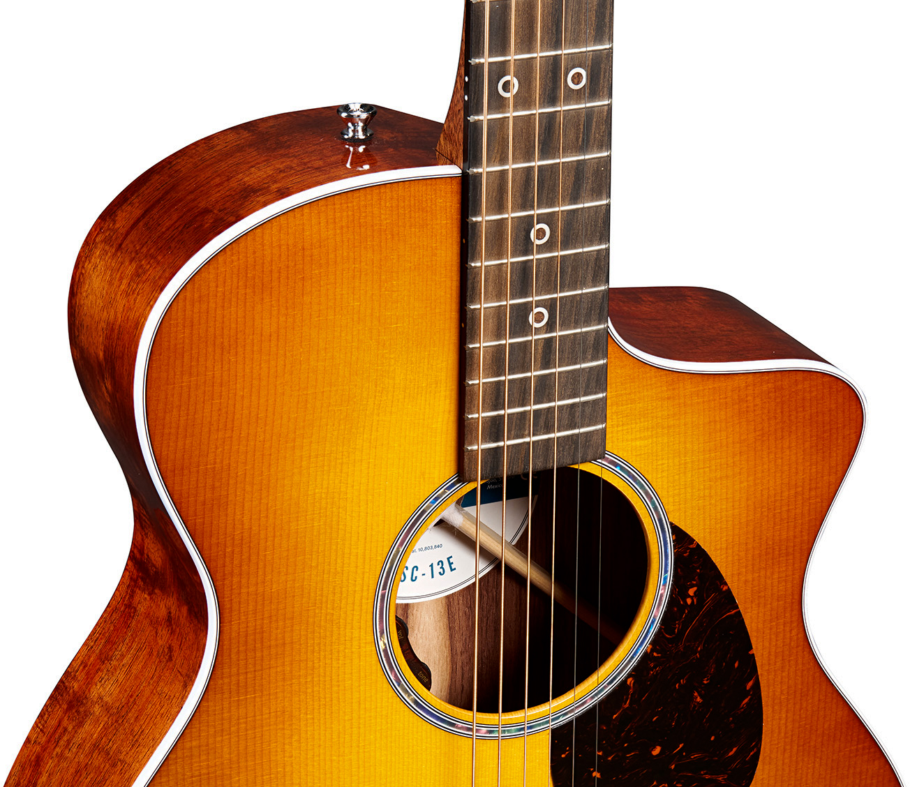 Martin Sc13e Modern Road S-om Cw Epicea Koa Eb - Mezcal Burst - Guitarra folk - Variation 2