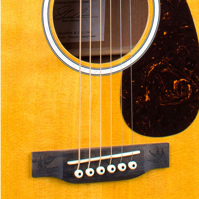 Martin Shawn Mendes 000jr-10e Signature Epicea Sapele Eb - Natural Satin - Guitarra acústica de viaje - Variation 3