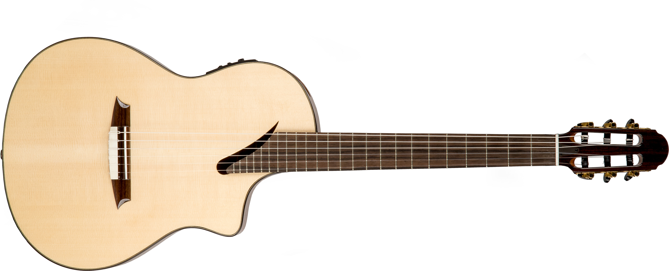 Martinez Ms14m Performer Epicea Acajou Rw +housse - Natural - Guitarra clásica 4/4 - Main picture