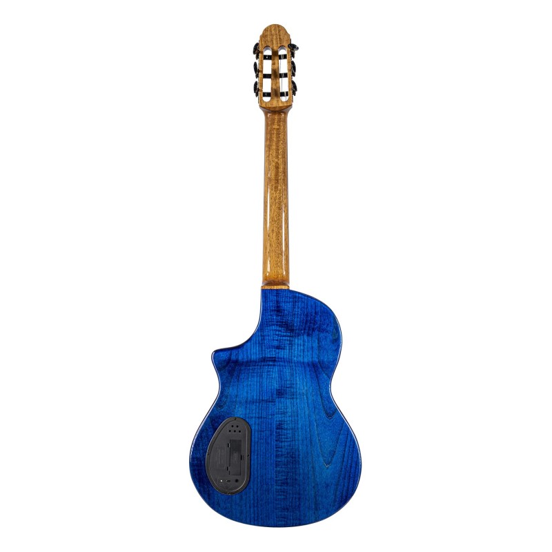 Martinez Hispania Electro Erable Acajou + Housse - Transblue Burst - Guitarra clásica 4/4 - Variation 2