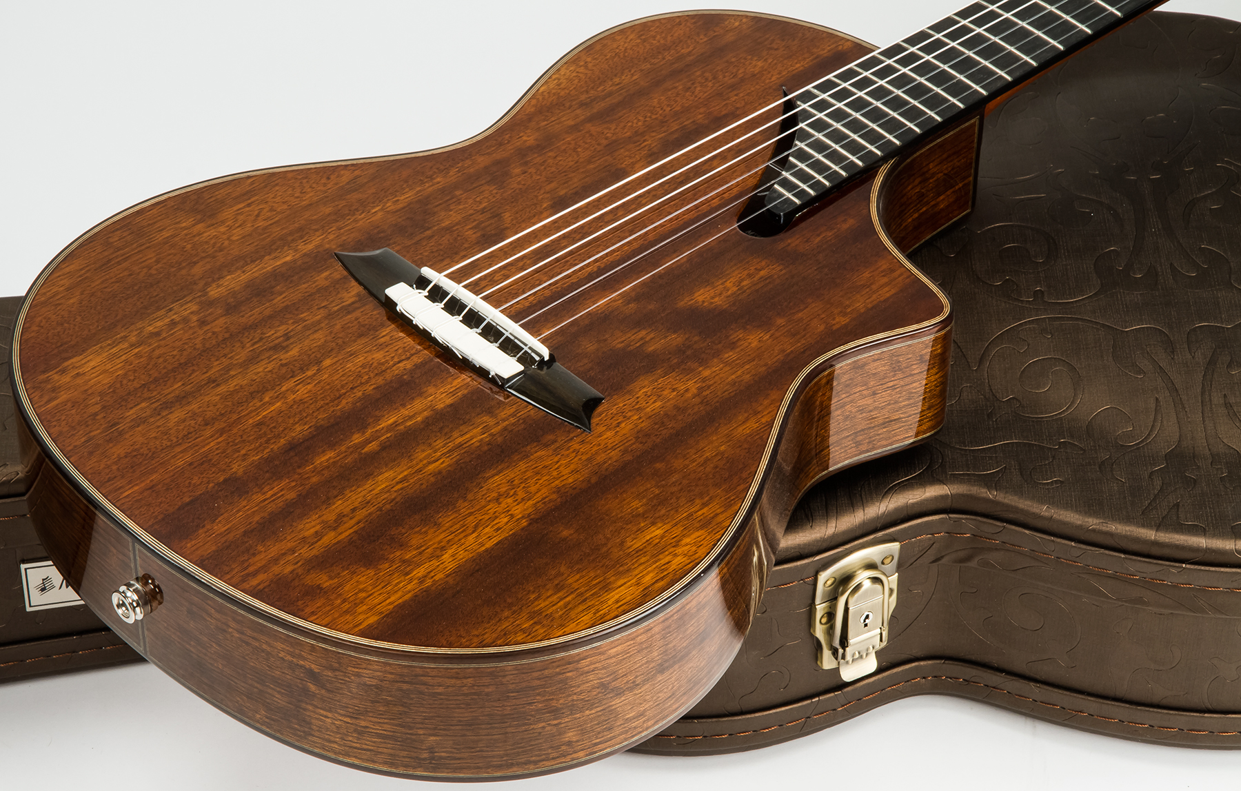 Martinez Mscc-14ov Performer Tout Ovangkol Rw +etui - Natural - Guitarra clásica 4/4 - Variation 1