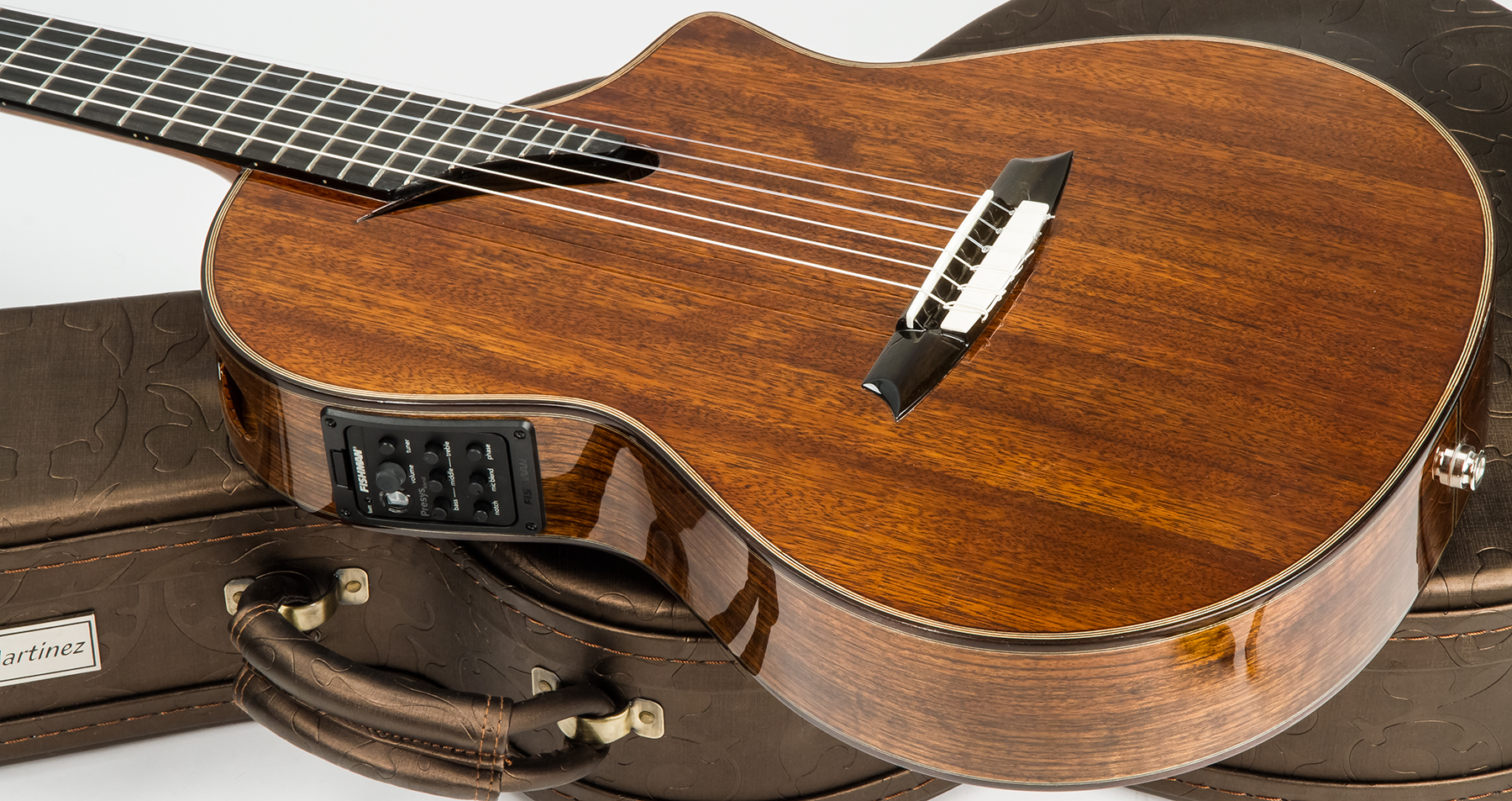 Martinez Mscc-14ov Performer Tout Ovangkol Rw +etui - Natural - Guitarra clásica 4/4 - Variation 2