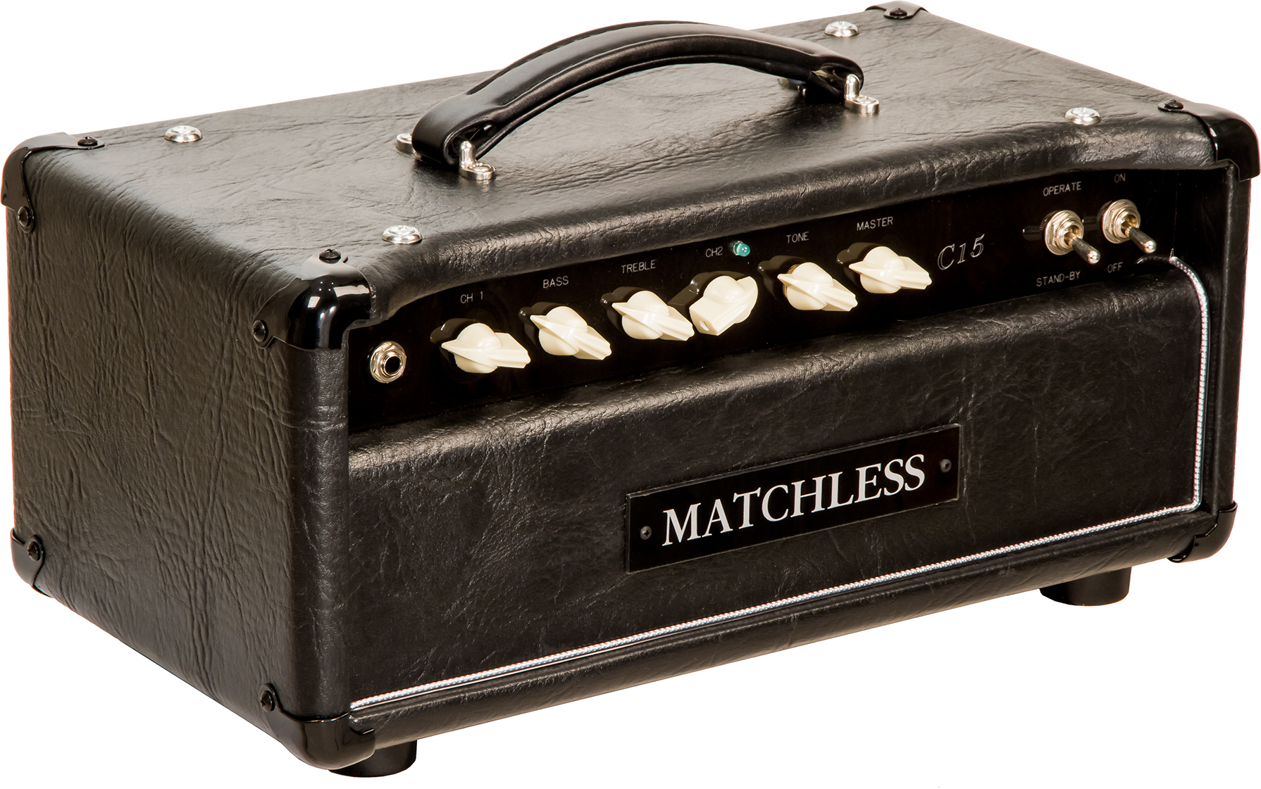 Matchless C-15 Head 15w Black/silver - Cabezal para guitarra eléctrica - Main picture