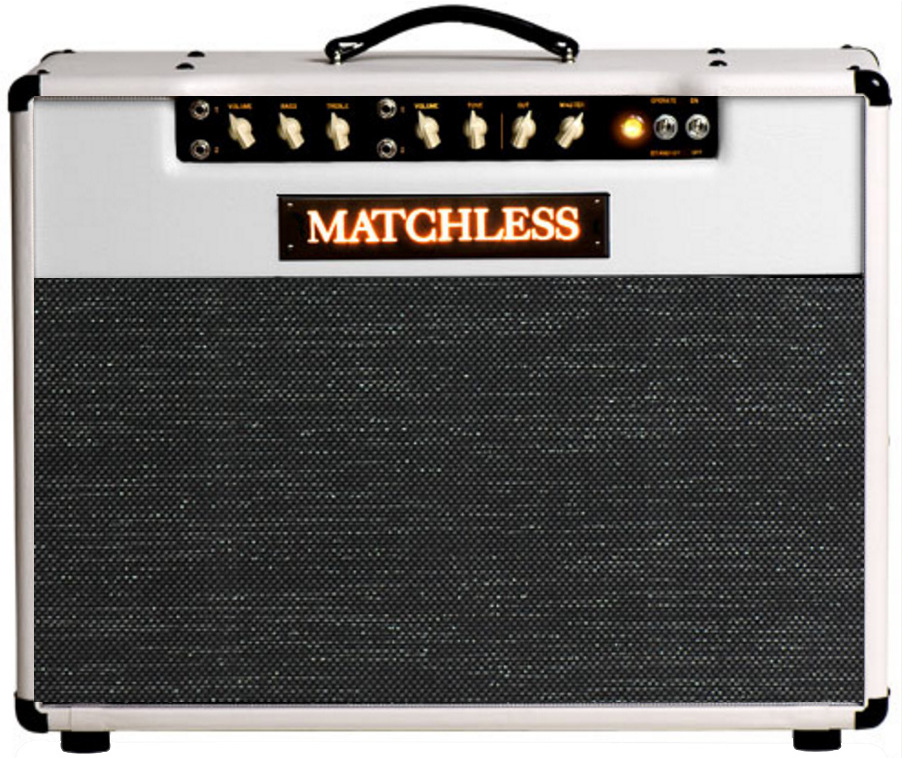 Matchless Dc-30 30w 2x12 White/silver - Combo amplificador para guitarra eléctrica - Main picture
