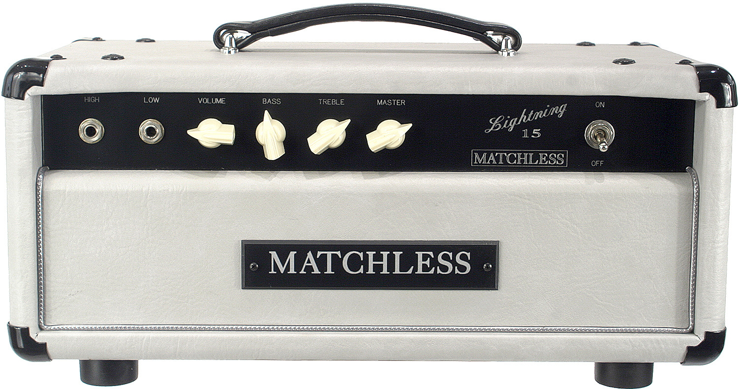 Matchless Lightning 15 Head 15w Light Gray - Cabezal para guitarra eléctrica - Main picture