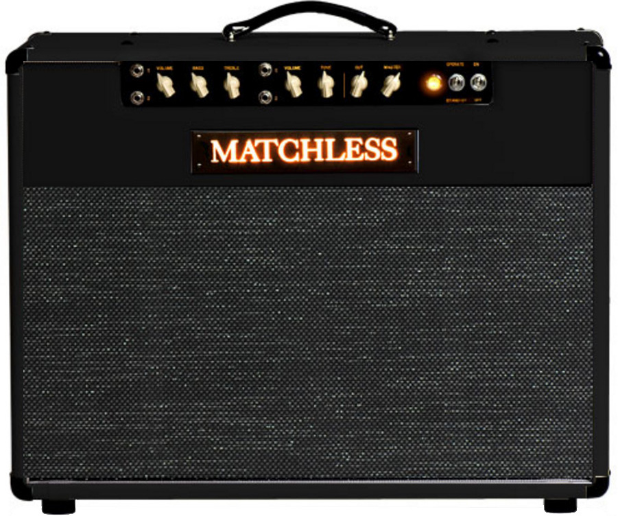 Matchless Sc Mini 1x12 6w Black/silver - Combo amplificador para guitarra eléctrica - Main picture