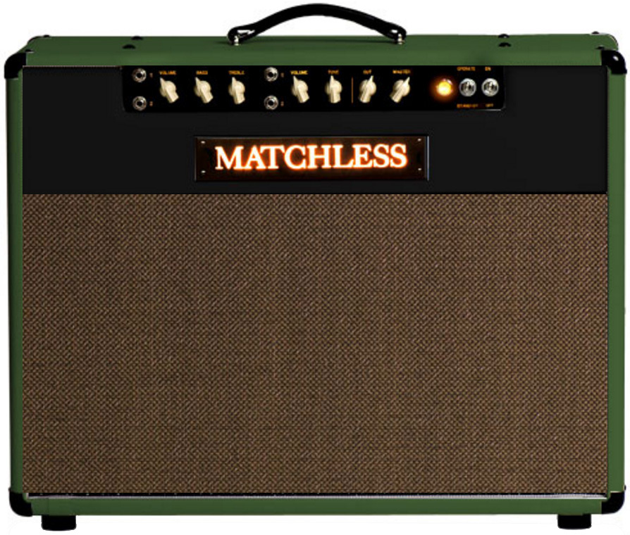 Matchless Sc Mini 1x12 6w Green/black/gold - Combo amplificador para guitarra eléctrica - Main picture
