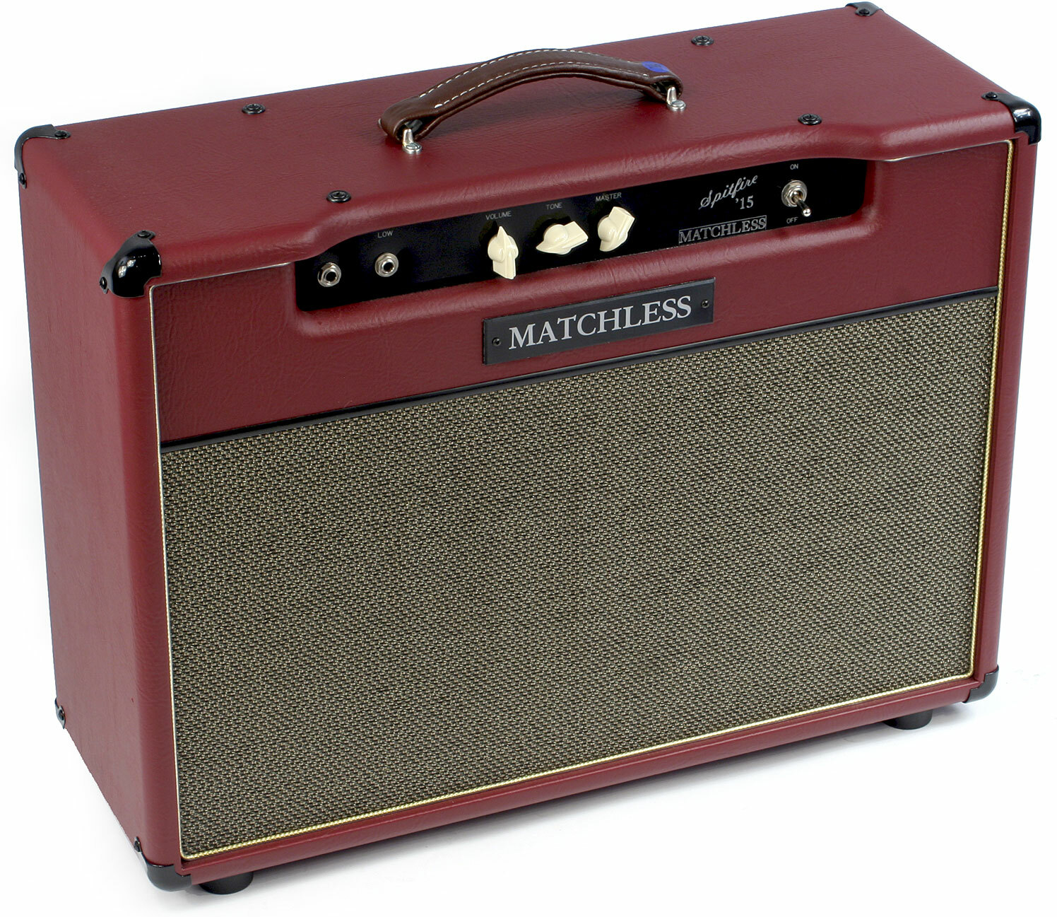 Matchless Spitfire 15 112 Reverb 15w 1x12 Burgundy/gold - Combo amplificador para guitarra eléctrica - Main picture