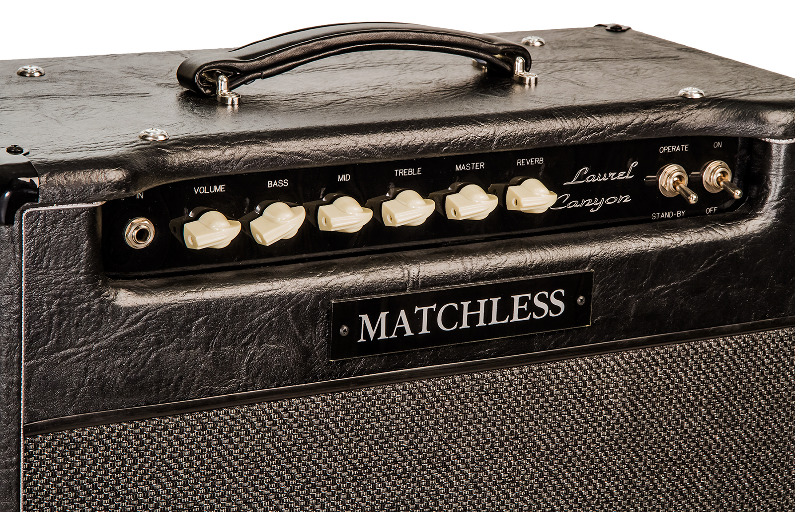 Matchless Laurel Canyon Reverb Combo 20w 1x12 Black/silver - Combo amplificador para guitarra eléctrica - Variation 2