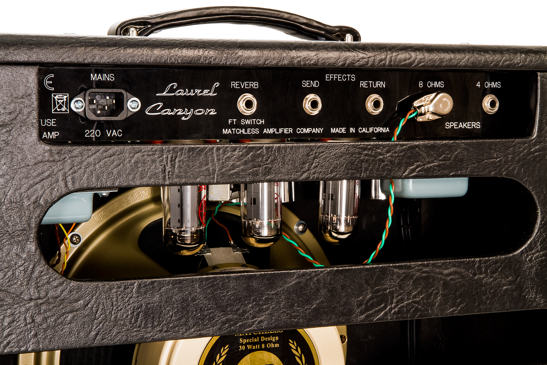 Matchless Laurel Canyon Reverb Combo 20w 1x12 Black/silver - Combo amplificador para guitarra eléctrica - Variation 3