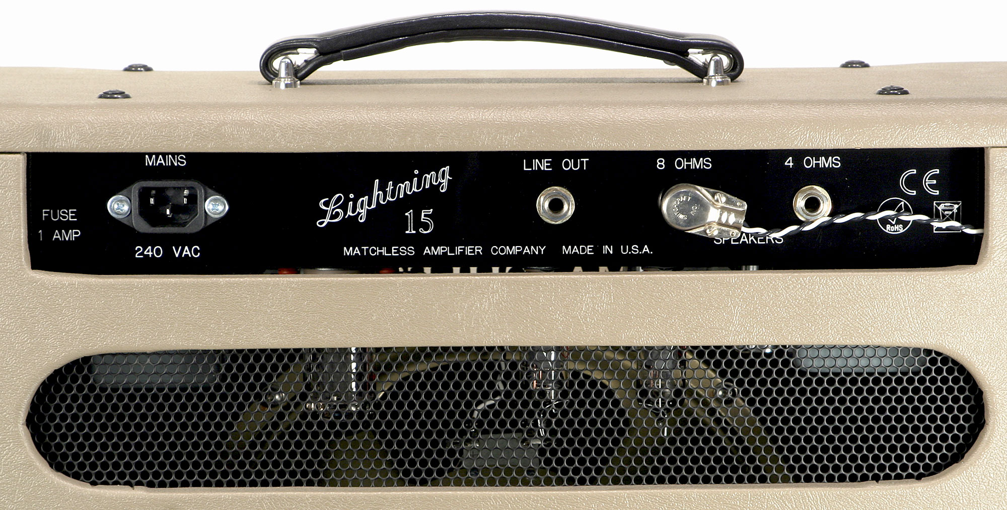 Matchless Lightning 15 112 15w 1x12 Cappucino/gold - Combo amplificador para guitarra eléctrica - Variation 4