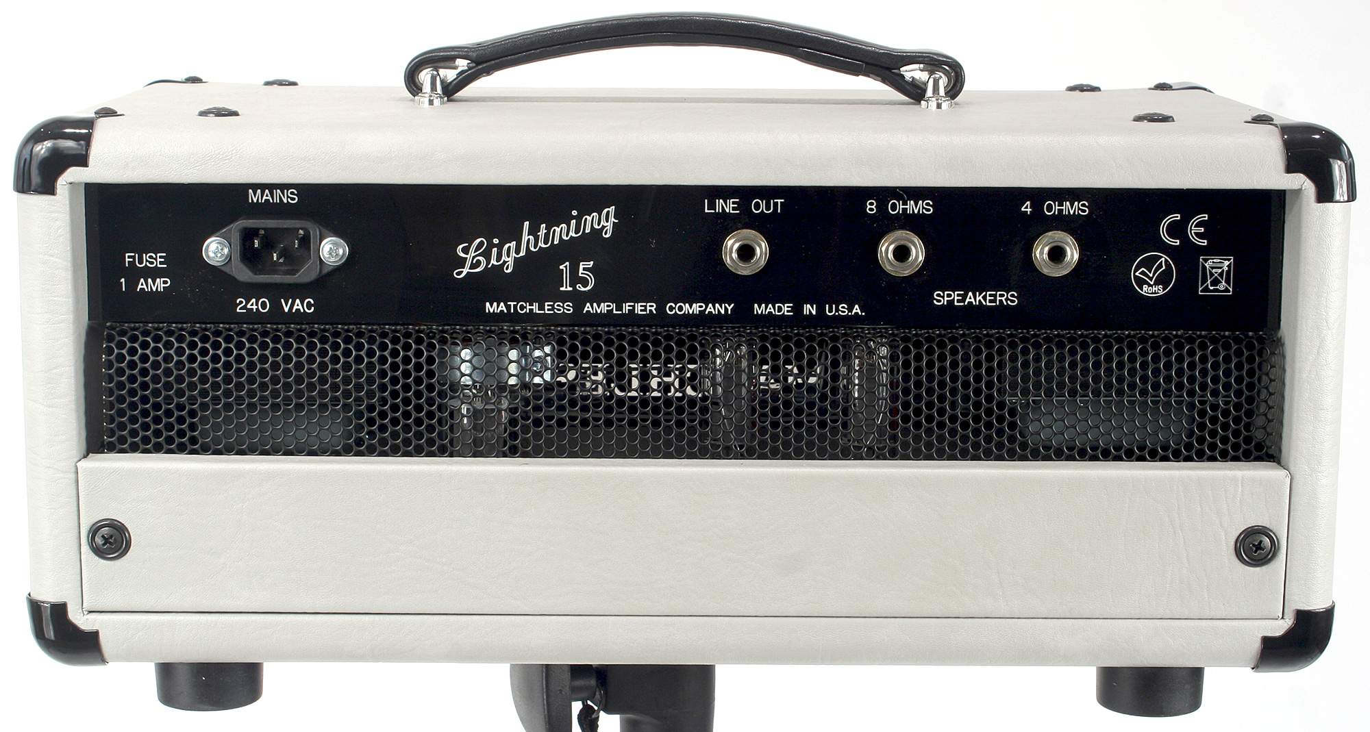 Matchless Lightning 15 Head 15w Light Gray - Cabezal para guitarra eléctrica - Variation 1