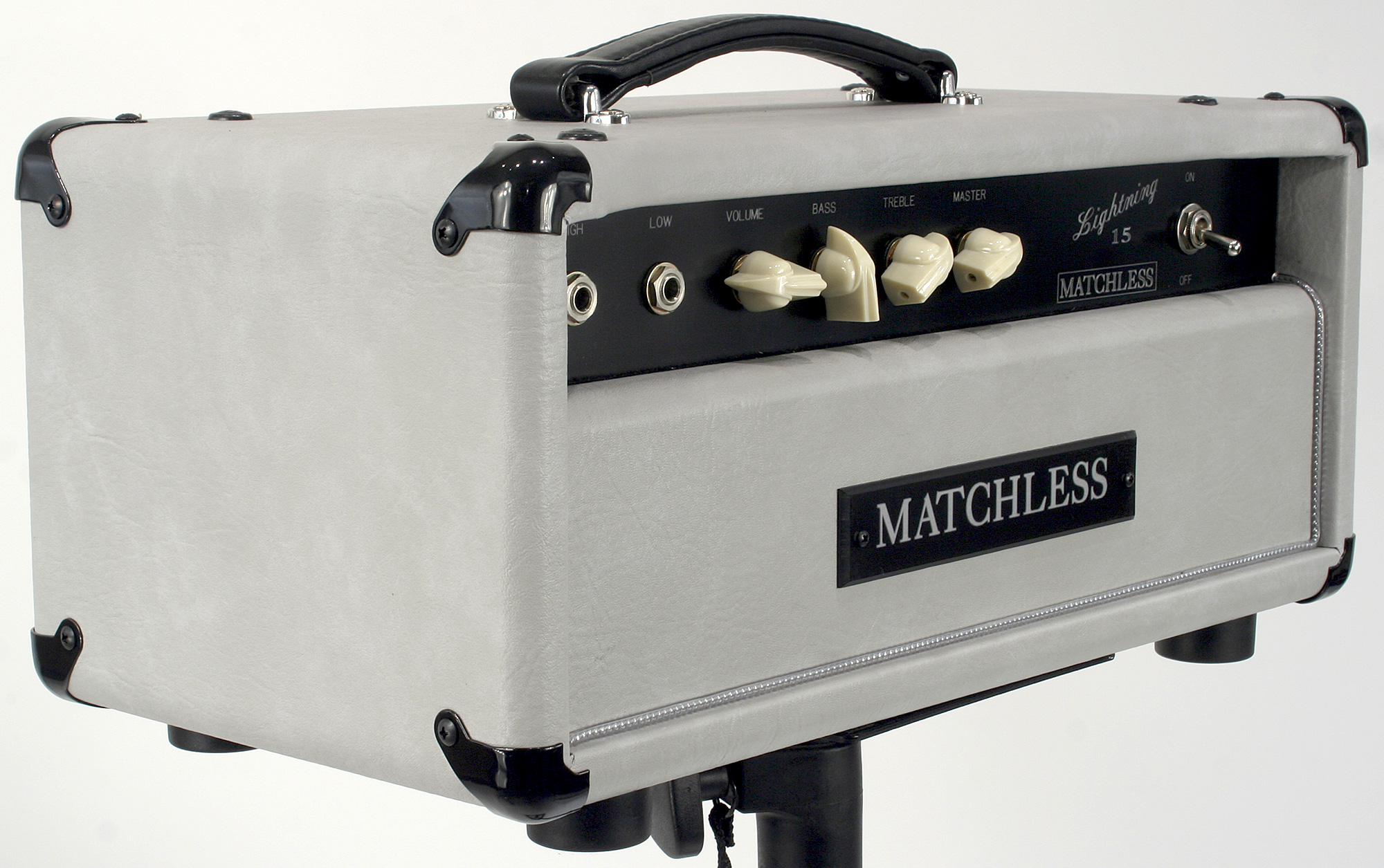 Matchless Lightning 15 Head 15w Light Gray - Cabezal para guitarra eléctrica - Variation 2