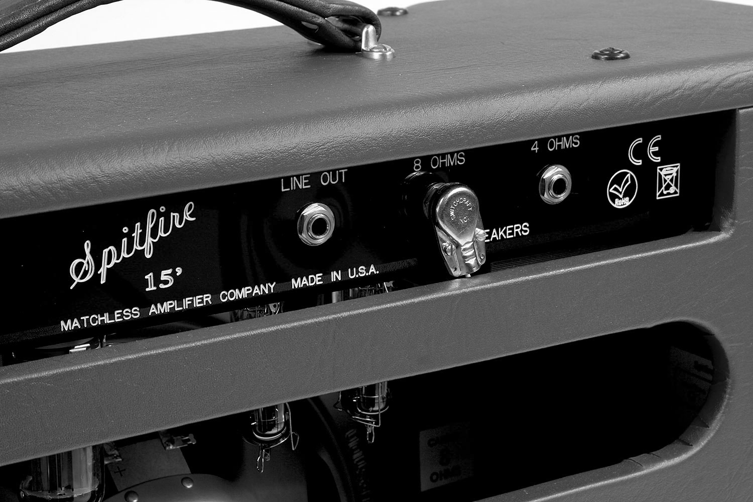 Matchless Spitfire 15 112 Reverb 15w 1x12 Dark Gray/silver - Combo amplificador para guitarra eléctrica - Variation 1