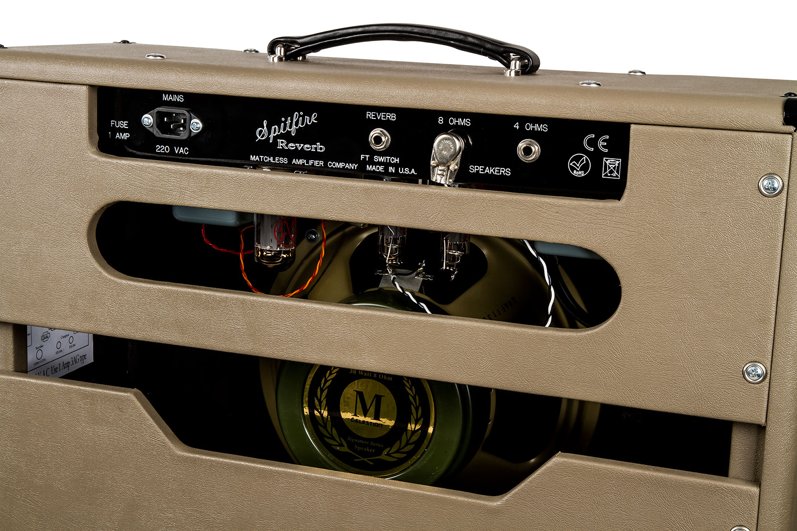 Matchless Spitfire 15 112 Reverb 15w 1x12 Capuccino/gold - Combo amplificador para guitarra eléctrica - Variation 3