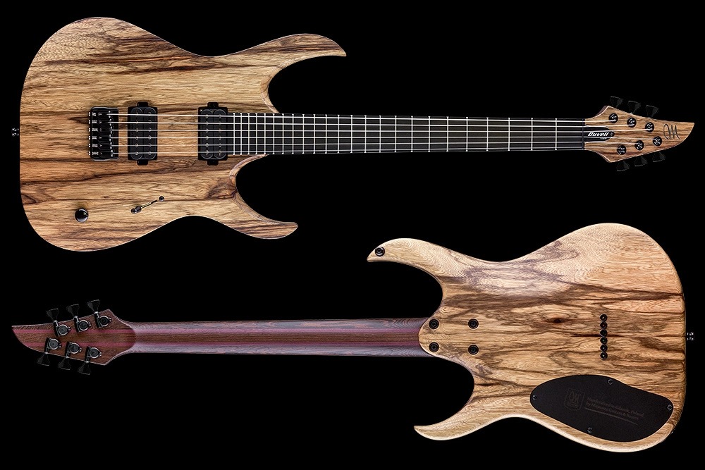 Mayones Guitars Duvell Bl 6 2h Seymour Duncan Ht Eb - Natural Korina - Guitarra electrica metalica - Variation 1