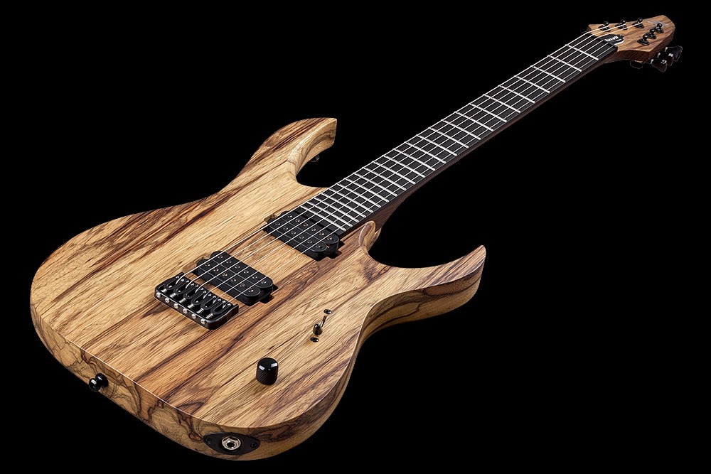 Mayones Guitars Duvell Bl 6 2h Seymour Duncan Ht Eb - Natural Korina - Guitarra electrica metalica - Variation 2