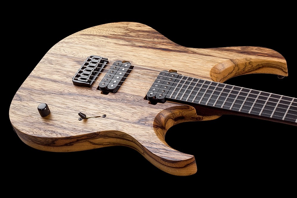 Mayones Guitars Duvell Bl 6 2h Seymour Duncan Ht Eb - Natural Korina - Guitarra electrica metalica - Variation 3