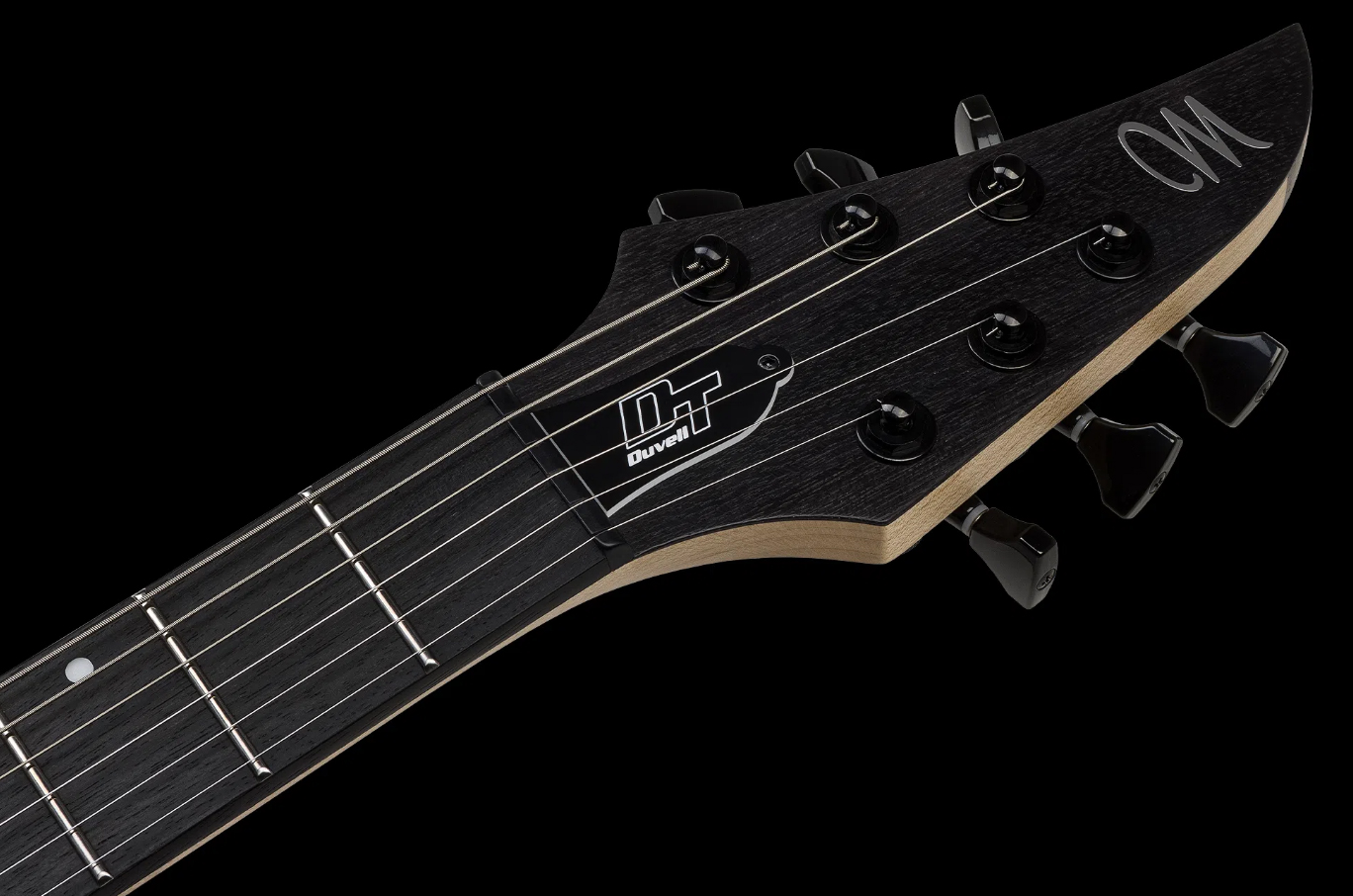 Mayones Guitars Duvell Dt6 2h Ht Bl - Gunmetal Grey Metallic Matt - Guitarra eléctrica con forma de str. - Variation 4