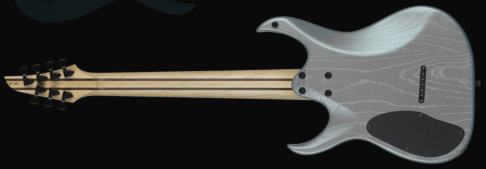 Mayones Guitars Duvell Dt7 7c Baryton 2h Ht Bl - Gunmetal Grey Metallic Matt - Guitarra eléctrica barítono - Variation 1