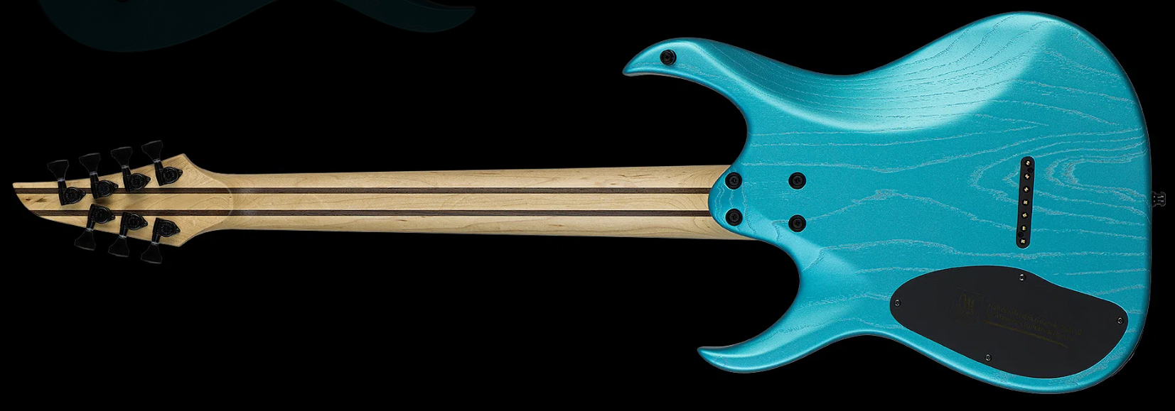 Mayones Guitars Duvell Dt7 7c Baryton 2h Ht Bl - Opal Blue Metallic Matt - Guitarra eléctrica barítono - Variation 1