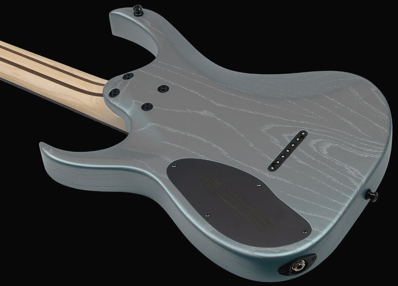 Mayones Guitars Duvell Dt7 7c Baryton 2h Ht Bl - Gunmetal Grey Metallic Matt - Guitarra eléctrica barítono - Variation 2