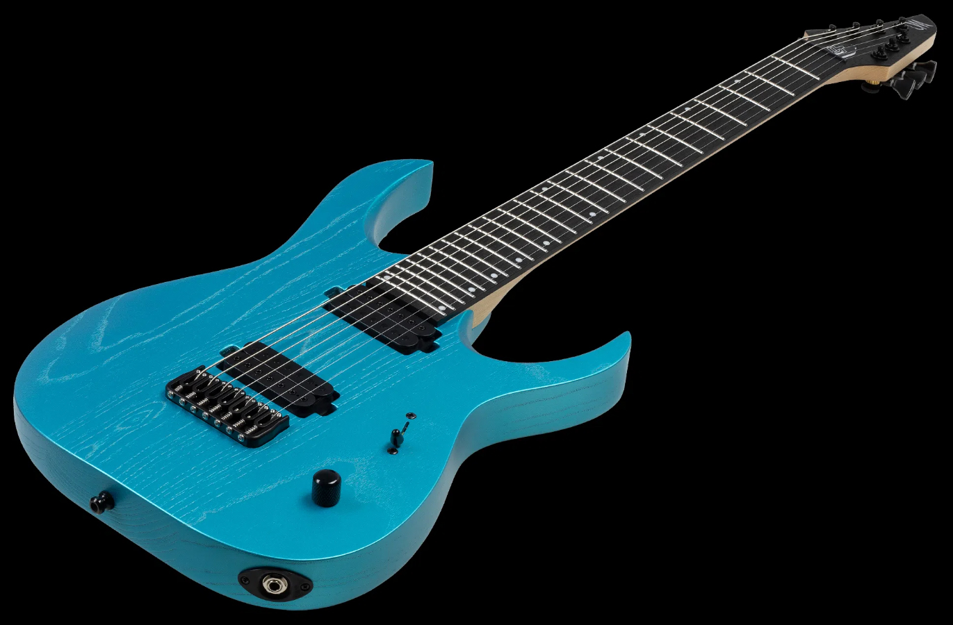 Mayones Guitars Duvell Dt7 7c Baryton 2h Ht Bl - Opal Blue Metallic Matt - Guitarra eléctrica barítono - Variation 2