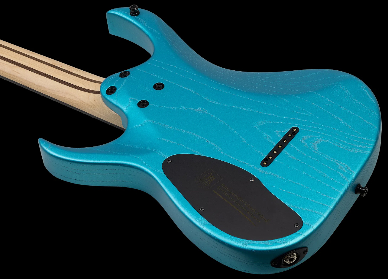 Mayones Guitars Duvell Dt7 7c Baryton 2h Ht Bl - Opal Blue Metallic Matt - Guitarra eléctrica barítono - Variation 3