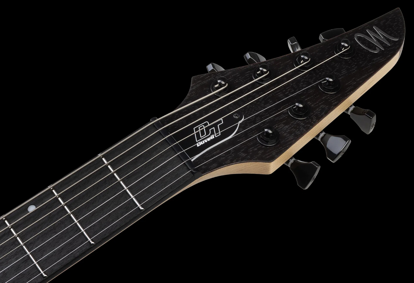 Mayones Guitars Duvell Dt7 7c Baryton 2h Ht Bl - Opal Blue Metallic Matt - Guitarra eléctrica barítono - Variation 4