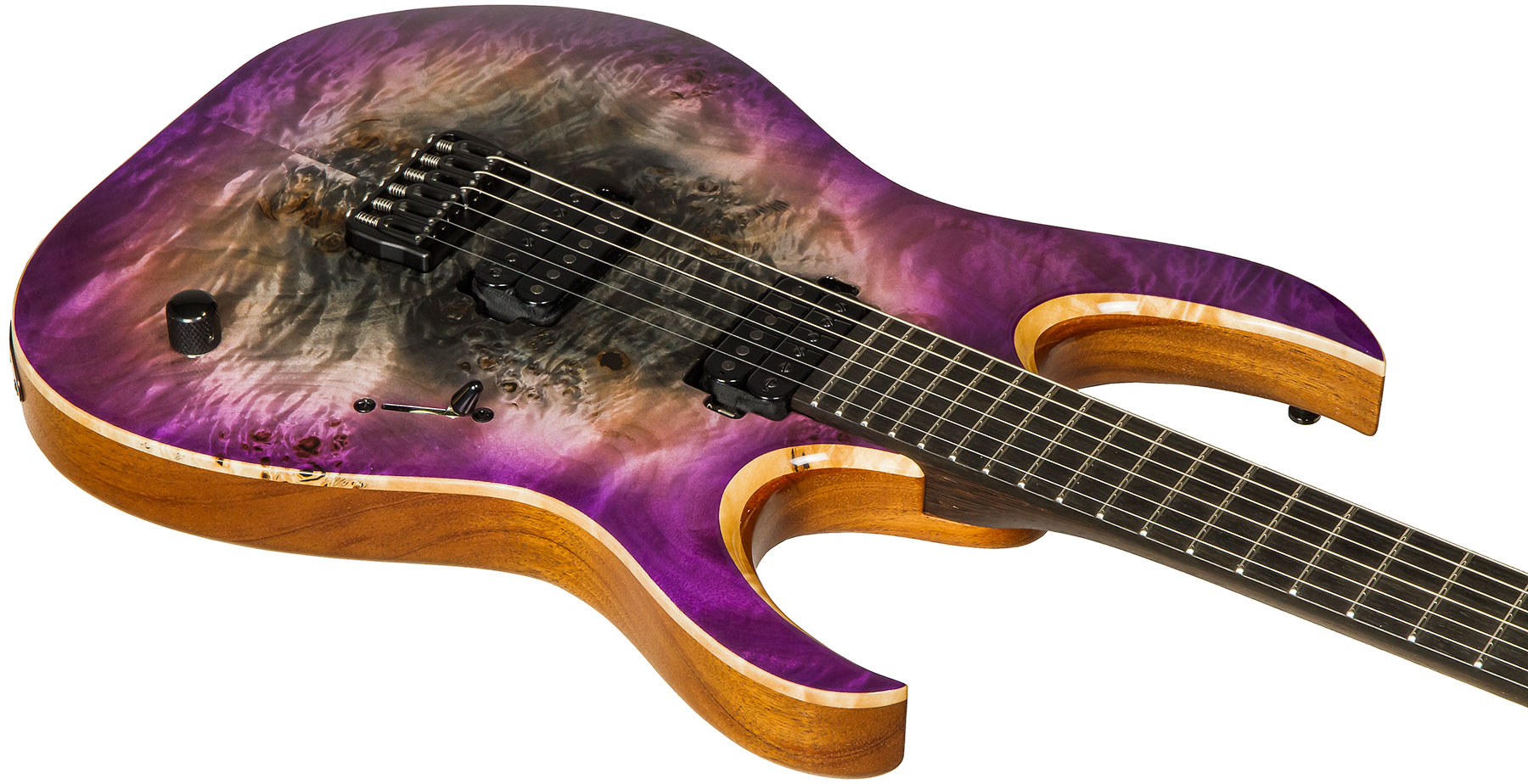 Mayones Guitars Duvell Elite 6 Hh Seymour Duncan Ht Eb #df2105470 - Supernova Purple - Guitarra electrica metalica - Variation 2