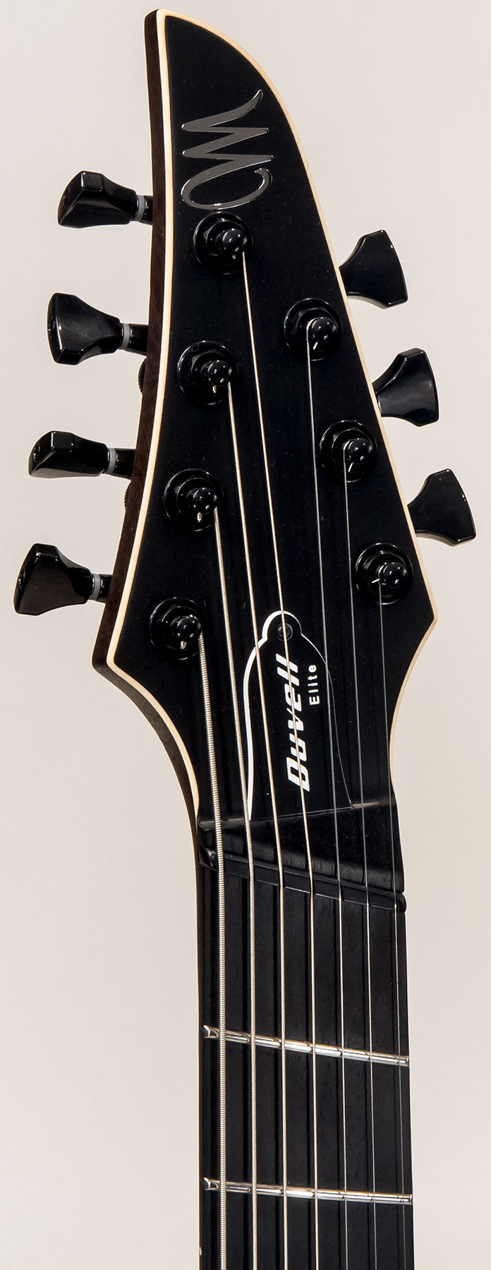 Mayones Guitars Duvell Elite V-frets 7c Multiscale 2h Bare Knuckle Ht Eb - Dirty Purple Blue Burst - Multi-Scale Guitar - Variation 4