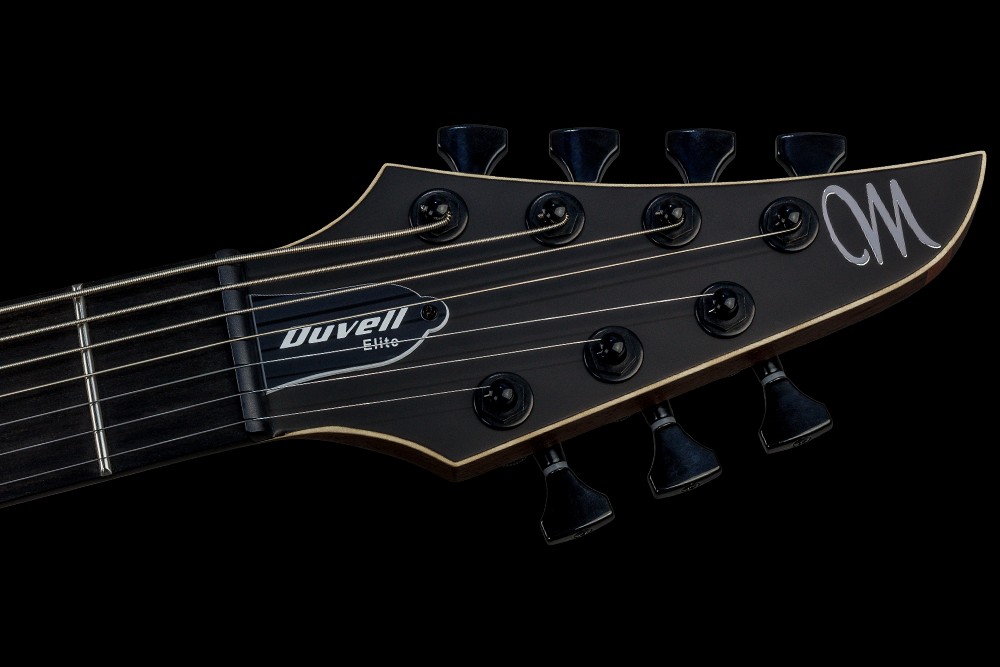 Mayones Guitars Duvell Elite Gothic 7 2h Seymour Duncan Ht Eb - Monolith Black Matt - Guitarra eléctrica de 7 cuerdas - Variation 4