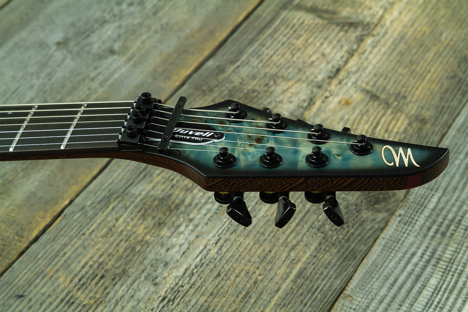 Mayones Guitars Duvell Elite Pro 7c Baryton 2h Velvetrone Fr Eb #df2511178 - Matt Ice Dragon - Guitarra eléctrica barítono - Variation 7