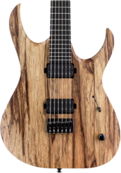 Guitarra electrica metalica Mayones guitars Duvell BL 6 - Natural korina