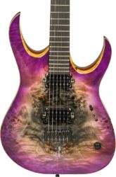 Guitarra electrica metalica Mayones guitars Duvell Elite 6 #DF2105470 - Supernova purple