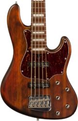 Bajo eléctrico de cuerpo sólido Mayones guitars Hadrien Feraud Jabba 5-String - Antique brown