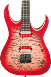 Guitarra eléctrica con forma de str. Mayones guitars John Browne Duvell Qatsi 2.0 #DF2212239 - Ruby burst
