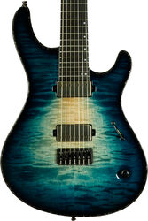 Guitarra eléctrica barítono  Mayones guitars Regius 7 #RF2510186 (7-String, Baritone) - Turquoise Iris