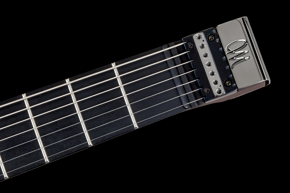 Mayones Guitars Hydra Elite 7 2h Seymour Duncan Ht Eb - Trans Graphite Satin - Guitarra eléctrica de 7 cuerdas - Variation 3