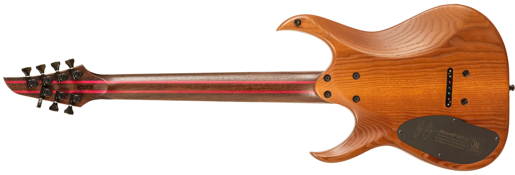 Mayones Guitars John Browne Duvell Qatsi 7 V2.0 Signature 2h Bare Knuckle Ht Eb #df2212241 - Ruby Burst - Guitarra eléctrica de autor - Variation 1