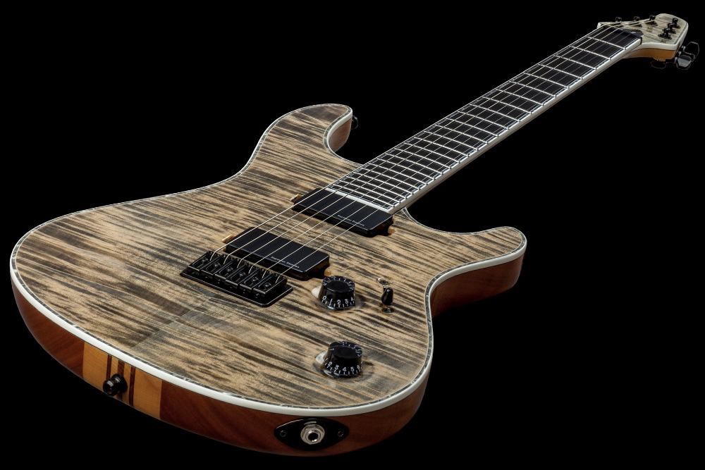 Mayones Guitars Regius 6 Ash 2h Tko Ht Eb - Jeans Black - Guitarra electrica metalica - Variation 2