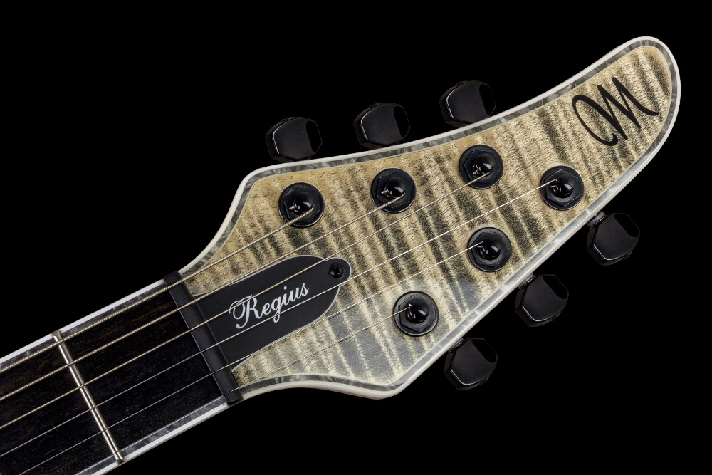 Mayones Guitars Regius 6 Ash 2h Tko Ht Eb - Jeans Black - Guitarra electrica metalica - Variation 3